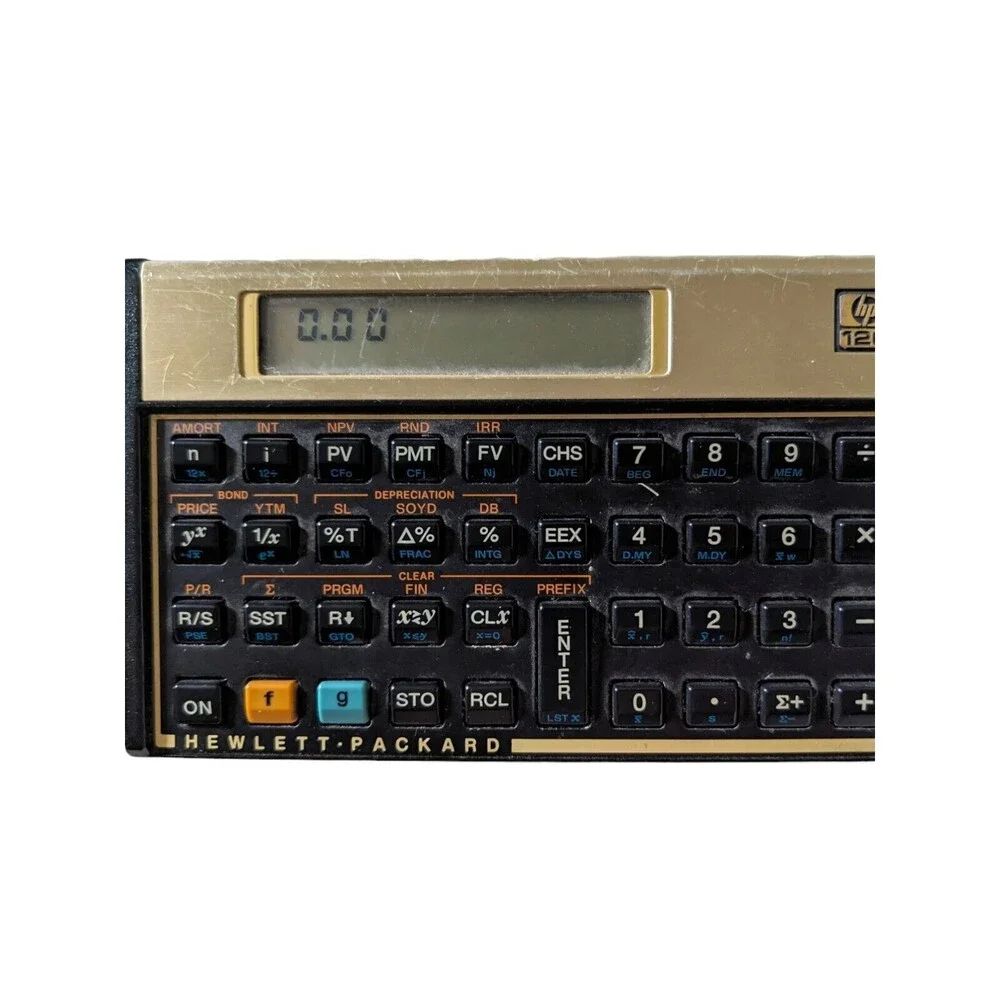 Vintage HP Hewlett Packard 12C Business Financial Calculator Tested Academic